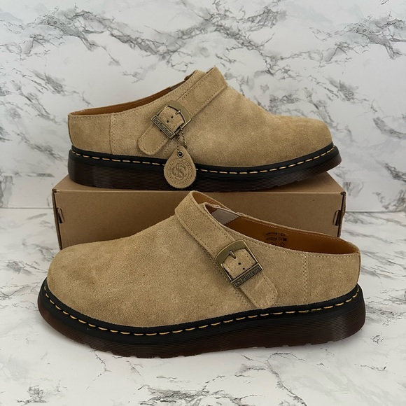 Dr. Martens Other - Dr. Martens Isham Charles Stead Suede Mules Slip On Shoes Casual Doc Men’s Sizes
